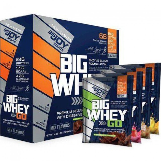 Big Joy Big WHEY GO! Protein 2200 Gr (68 Paket)